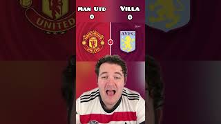 Match Reaction Man Utd vs Villa matchreaction [upl. by Esiuolyram664]