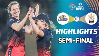 SEMIFINAL Women IPL Highlights 2024  RCB VS MI WPL 2024 Highlights cricket [upl. by Sibby]