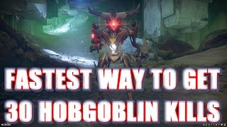 Destiny 2 Fastest way to get 30 Hobgoblins kills  The Dawning daily [upl. by Lenore150]