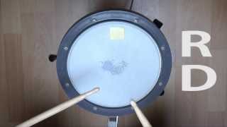 roulements de batterie dragadiddle snare rudiment [upl. by Sharity]