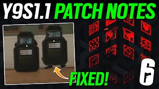 Patch Notes Y9S11  6News  Rainbow Six Siege [upl. by Patsis970]