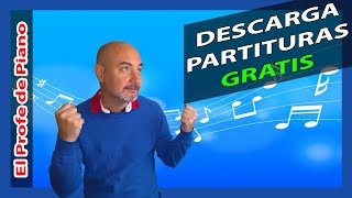 Como descargar partituras GRATIS para piano ✅✅ Donde encontrar cualquier partitura gratis [upl. by Charlene224]