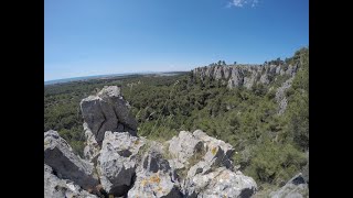 Escalade montagne de la Clape falaises les Caunes GRUISSAN NARBONNE PLAGE [upl. by Radmilla456]