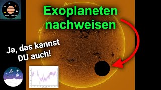 Transit eines Exoplaneten nachweisen mit Lichtkurven in Siril kostenlos [upl. by Trevor432]