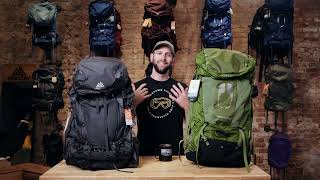 Gregory Baltoro 65 vs Osprey Atmos AG 65 Ultimate 65L Backpack Comparison [upl. by Bultman]