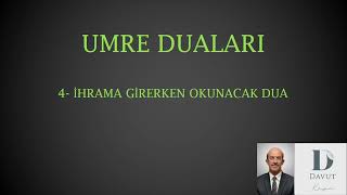 4 İhrama girerken okunacak dua [upl. by Zachery338]