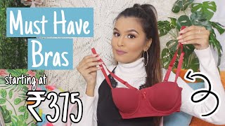 Top 5 Bra Every Girl Should Have  Super Affordable Lingerie [upl. by Lledrac]