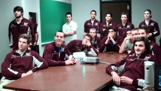 Springfield College Mens Volleyball NCAA Selection Show Reaction [upl. by Duwalt]