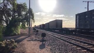 Freight Train Arriving at Cook South Australia [upl. by Laforge]