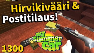 My Summer Car 1300  HAETAAN HIRVIKIVÄÄRI amp KIRJE POSTIIN [upl. by Lissa]