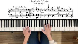 Sonatina in D Major Op 168 No 5 Anton Diabelli  Masterwork Classics Level 6 [upl. by Acillegna651]