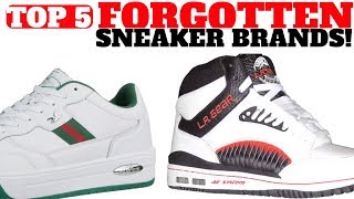 Top 5 SNEAKER Brands You FORGOT [upl. by Monti]