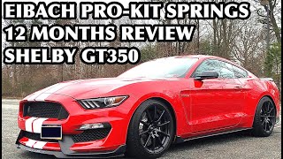 EIBACH PROKIT SPRING 12 MONTHS OWNERSHIP REVIEW [upl. by Ennaylloh909]