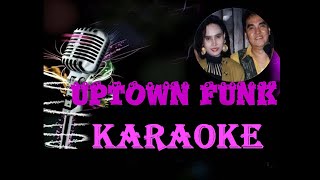 Uptown Funk  Karaoke  With Back up Vocals [upl. by Crescantia735]