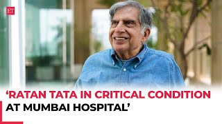 Ratan Tata in critical condition at Mumbai hospital say Report [upl. by Hamlen]