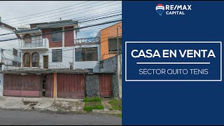 Casa en venta sector quito tenis  REMAX Capital [upl. by Styles]