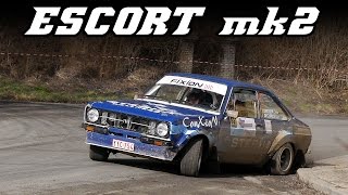 Ford Escort mk2 RS2000 rally  sideways all the time [upl. by Owiat]