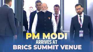 Kazan Russia  BRICS Summit 2024PM Modi arrives at Kazan Expo Center  India  Russia [upl. by Elpmet]