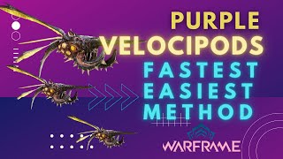 Easiest and fastest way to get Purple Velocipod Tags in Warframe [upl. by Shaine]