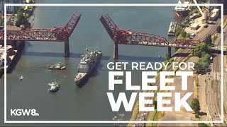 These ships are visiting Portland for the Rose Festivals Fleet Week [upl. by Bathsheb]