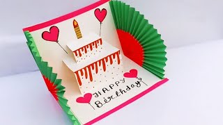 DIY  Happy Birthday Card  Greetings Card  Anniversary Card [upl. by Petty690]