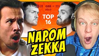 NAPOM vs ZEKKA REACTION GBB21 with indicatorbeatbox [upl. by Ames692]