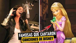 ARTISTAS LATINOS Que NO SABIAS Que CANTABAN Canciones de DISNEY [upl. by Phonsa]