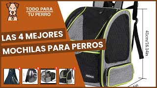 Las 4 mejores mochilas para perros [upl. by Ahsilef]