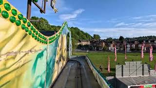 Aidan Leachs Ghost Train XL Onride Pov  Farrars Funfair Sheffield 07062024 [upl. by Yenal]