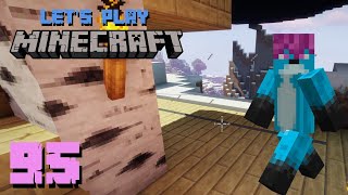 Lets Play Minecraft v1144  PC 95  Verkleidung der Wendeltreppe [upl. by Ayerim205]