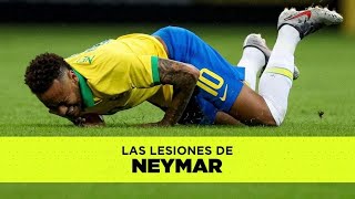 Neymar de cristal todas las lesiones del crack brasileño que se pierde la Copa América [upl. by Gnas]