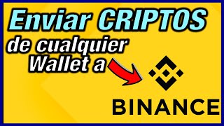 ➡️ Cómo ENVIAR Criptomonedas de OTRA WALLET a BINANCE en 2024  Tutorial Paso a Paso [upl. by Enitsenrae]