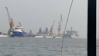 INDIAN NAVY RADAR SYSTEM FOR ANTI MISSILE IN MUMBAIDubey SirJob23 indiannavy viral trending [upl. by Novia36]