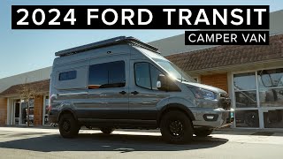 2024 FORD TRANSIT  Trail Ready AWD Camper Conversion Van [upl. by Okihcim]