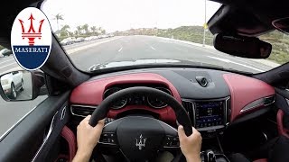 Maserati Levante S 2017 POV Drive amp Start Up 424HP V6  Best SUV YouDrive [upl. by Elfie]