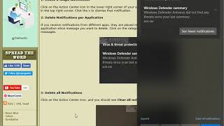 How to Delete Old Notifications in Action Center on Windows 10 [upl. by Flavius]