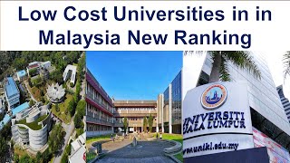 Top 8 Low Cost Universities in Malaysia New Ranking  Cheapest Diploma Course [upl. by Yliak]