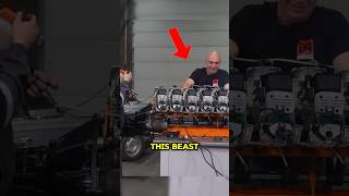 They Made A V16 Engine From Chainsaws [upl. by Ardnovahs]