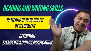 Patterns of Development in Writing  Part 2  Definition Classification and Exemplification [upl. by Alina231]