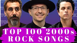 Top 100 Most Listened 2000s Rock Songs Best 2000s Rock Music [upl. by Odlaniger]