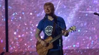 Ed Sheeran  Thinking Out Loud  LIVE at Devide Tour in Gelsenkirchen 22072018 [upl. by Ahsikam]