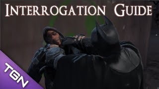 Interrogation Tutorial  Batman Arkham Origins Enigma Data Handler  Extortion File Locations FM7 [upl. by Peterus]