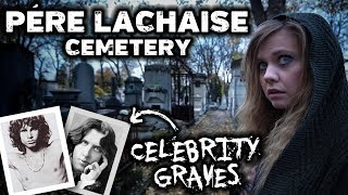 FAMOUS GRAVES and Ghost Stories  Père Lachaise Cemetery Paris France [upl. by Isola]