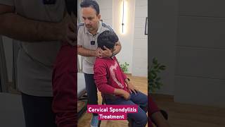 Cervical Spondylitis Treatment Session In India by Drmushtaque 🇮🇳 chiroprectic spasms sciatica [upl. by Amberly]