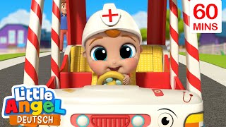 Die Räder vom Krankenwagen  Kinderlieder mit Klein Joni  Little Angel Deutsch [upl. by Arabrab]