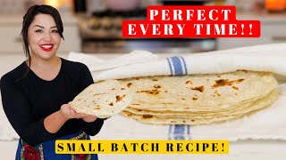 Mexican Food Recipe Easiest Method for Homemade FLOUR TORTILLAS from Scratch Perfect Every time [upl. by Marelya]