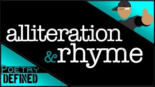 Alliteration amp Rhyme PoetryDefined [upl. by Svensen535]