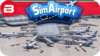 SIM AIRPORT Gameplay  WE NEED THOSE LARGE PLANE GATES Lets Play SIMAIRPORT Alpha 6 [upl. by Sculley]