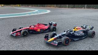 Racing the new Costco Maisto F1 Ferrari and Red Bull RC Toys Awesome details on these Formula1 cars [upl. by Aniweta]