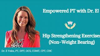 Hip Strengthening Exercises Non WeightBearing [upl. by Litch]